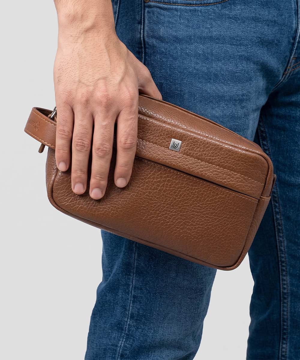 کیف کلاچ چرم مردانه مدل 4100061