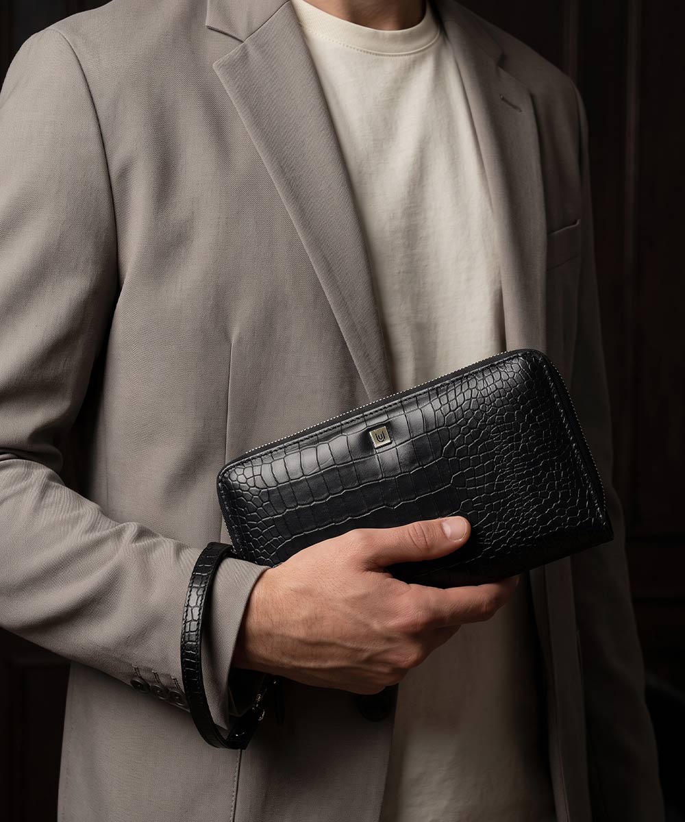 کیف کلاچ چرم مردانه مدل 40000127