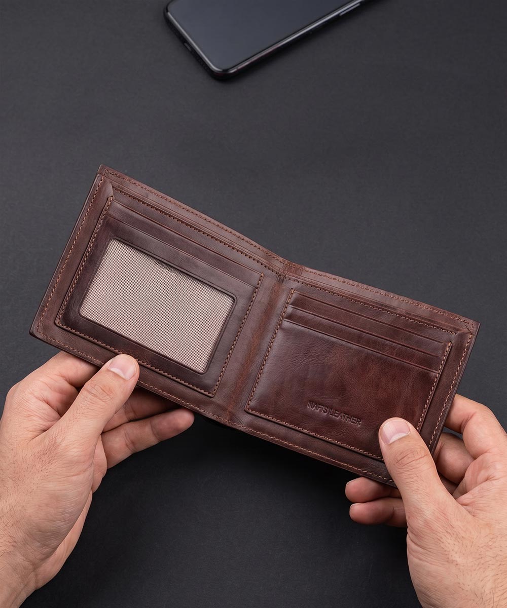 کیف پول چرم مردانه مدل 97396