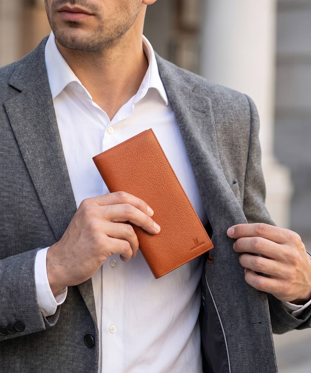 کیف پالتویی چرم مردانه مدل 98488